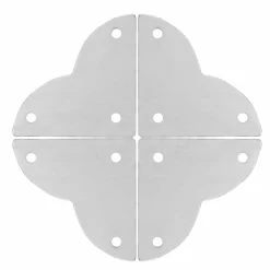 Buy ✔️ Dritz® Home Small Nickel Smooth Quatrefoil Corners, 3 Pack 🛒 -Deals Dritz Store D652836S 6