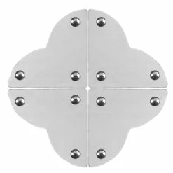 Buy ✔️ Dritz® Home Small Nickel Smooth Quatrefoil Corners, 3 Pack 🛒 -Deals Dritz Store D652836S 7