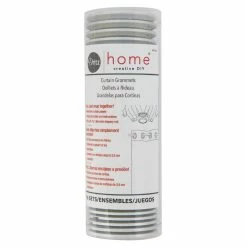 Best deal ✔️ Dritz® Home 1-9/16'' Brushed Silver Curtain Grommets, 16 Sets ✨