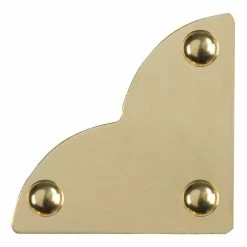 Hot Sale 😀 Dritz® Home Small Brass Smooth Quatrefoil Corners, 3 Pack 🤩 -Deals Dritz Store D652850S 5
