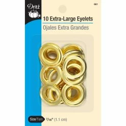 Deals 💯 Dritz® 7/16'' Brass Extra-Large Eyelets, 10 Sets 😀