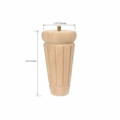 Promo 🥰 Dritz® Home Unfinished Wood Fluted Column Bun Feet, 2ct. 😉 -Deals Dritz Store D652870S 3