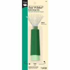 Promo ⌛ Dritz® Twist N' Select® Green Needle Storage Tube 👏