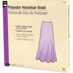 Promo 👏 Dritz® 1" Black Polyester Horsehair Braid, 50yd. 👏