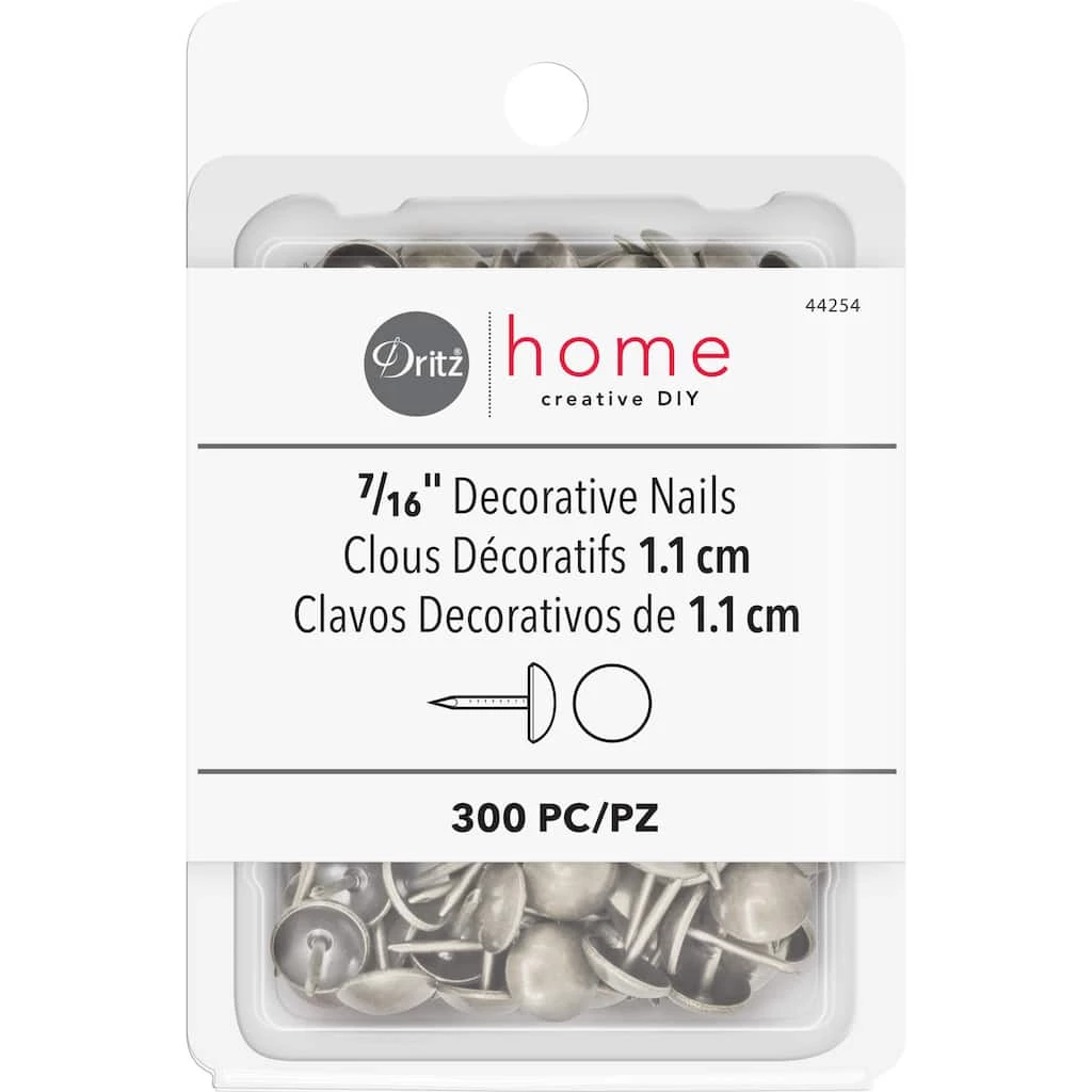 Discount โ๏ธ Dritz® Home 7/16" Brushed Nickel Smooth Decorative Nails, 300ct. ๐ 1 Discount โ๏ธ Dritz® Home 7/16" Brushed Nickel Smooth Decorative Nails, 300ct. ๐