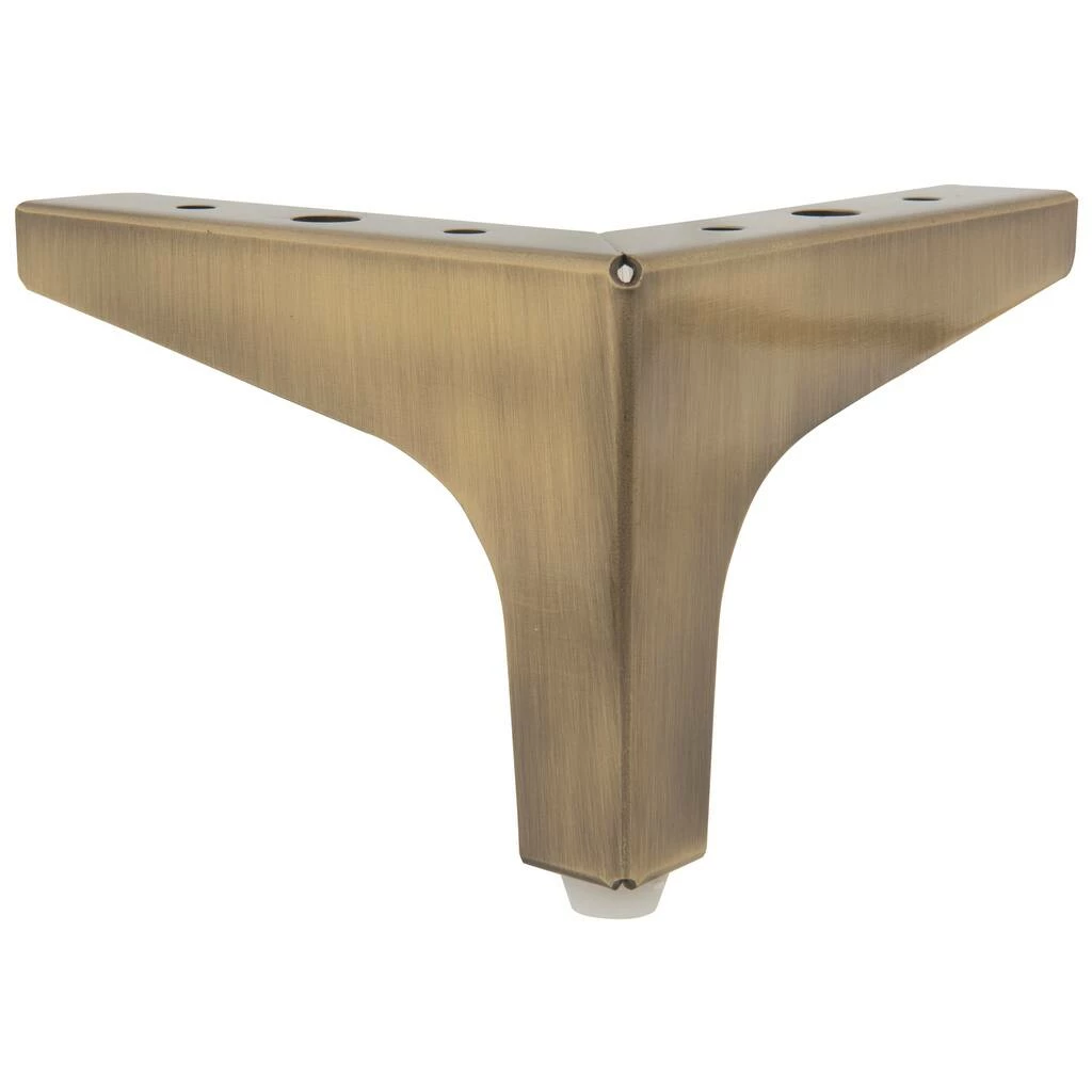 New ๐ Dritz® Home Antique Brass Metal Corner Legs, 2ct. ๐ 3 New ๐ Dritz® Home Antique Brass Metal Corner Legs, 2ct. ๐ - Image 3