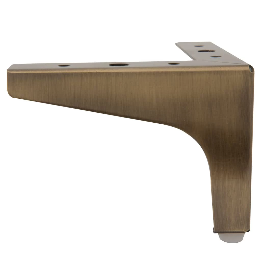 New ๐ Dritz® Home Antique Brass Metal Corner Legs, 2ct. ๐ 4 New ๐ Dritz® Home Antique Brass Metal Corner Legs, 2ct. ๐ - Image 4