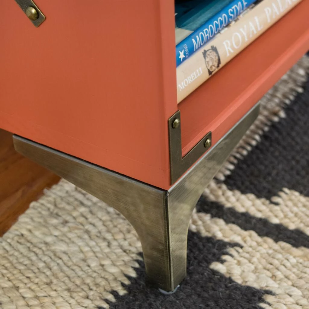 New ๐ Dritz® Home Antique Brass Metal Corner Legs, 2ct. ๐ 7 New ๐ Dritz® Home Antique Brass Metal Corner Legs, 2ct. ๐ - Image 7