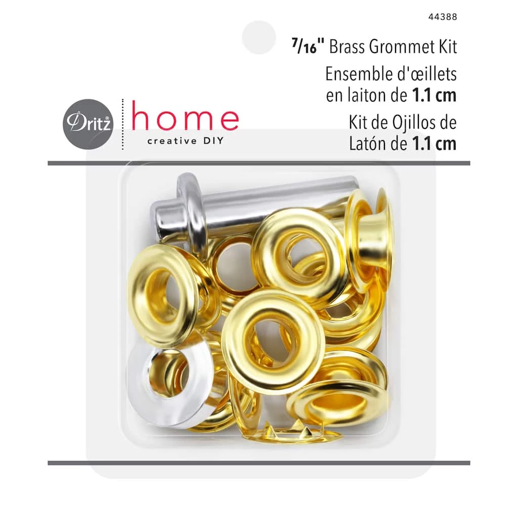 Top 10 🎁 Dritz® Home 7/16" Brass Grommet Kit with Tools 🔥 1 Top 10 🎁 Dritz® Home 7/16" Brass Grommet Kit with Tools 🔥
