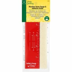 Best Pirce 👏 Dritz® Machine Seam Gauge & 1/8" Adhesive Guide for Straight Lines 🎉