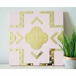 Promo ❤️ Dritz Home® Large Brass Smooth Quatrefoil Corners, 4ct. ❤️ -Deals Dritz Store D652928S 9