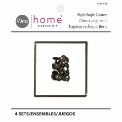 Top 10 😍 Dritz Home® Small Antique Brass Campaign Textured Right Angles, 4ct. 🛒