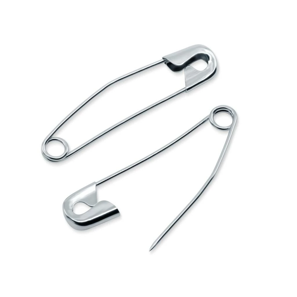 New ⭐ Dritz® 1.5" Nickel-Plated Brass Curved Basting Pins, 75ct. ❤️ 2 New ⭐ Dritz® 1.5" Nickel-Plated Brass Curved Basting Pins, 75ct. ❤️ - Image 2