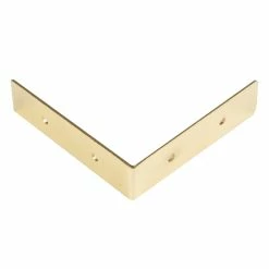 Flash Sale 🤩 Dritz Home® Small Brass Campaign Smooth Right Angle Corners, 4ct. 🌟 -Deals Dritz Store D652941S 5