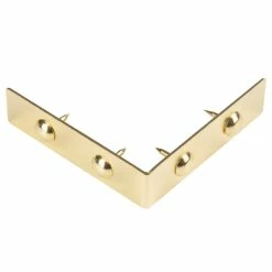 Flash Sale 🤩 Dritz Home® Small Brass Campaign Smooth Right Angle Corners, 4ct. 🌟 -Deals Dritz Store D652941S 6